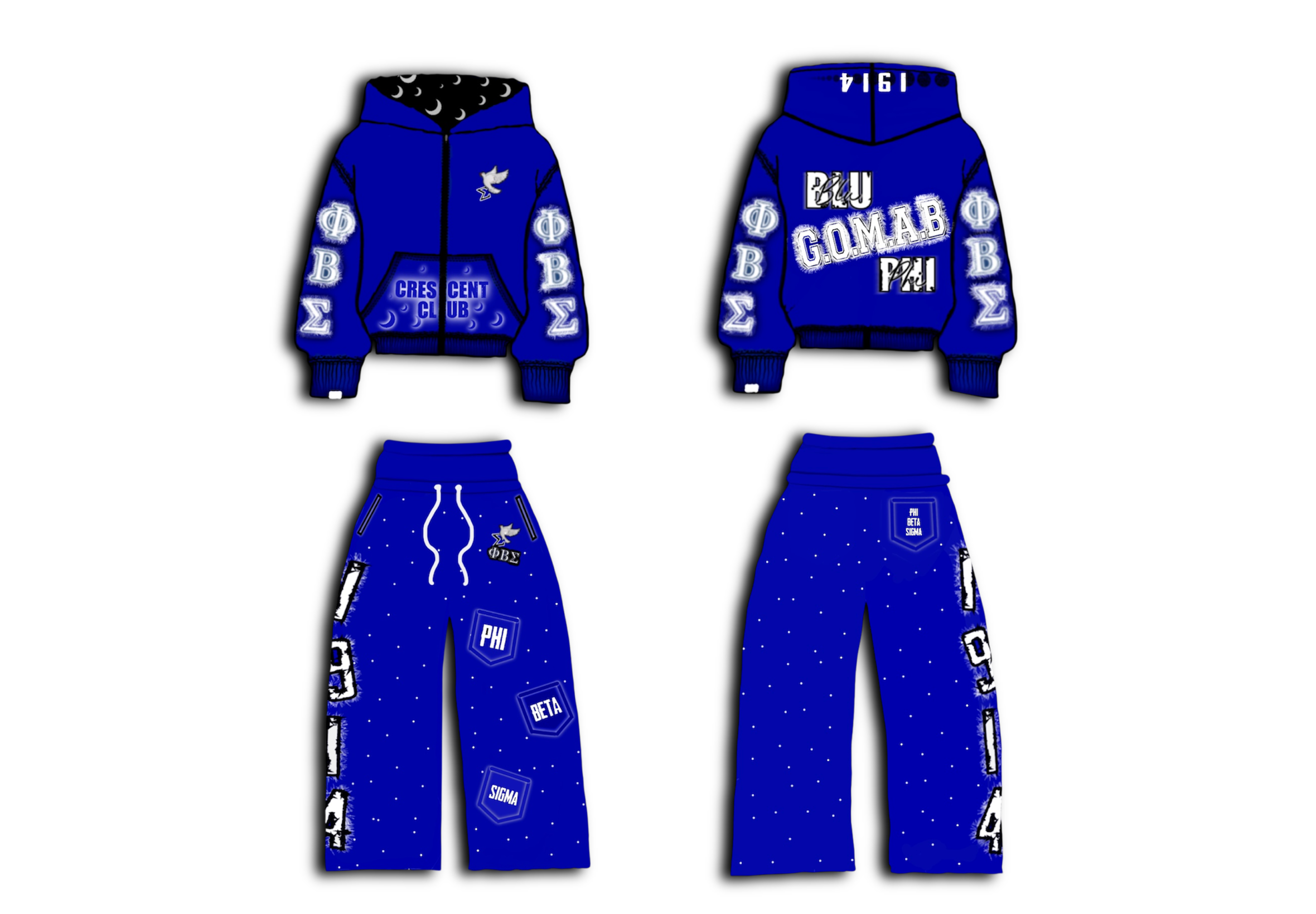1914 Set (Royal Blue)